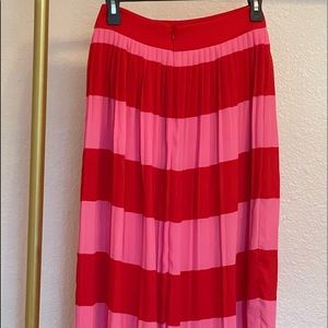 J crew midi pleat skirt